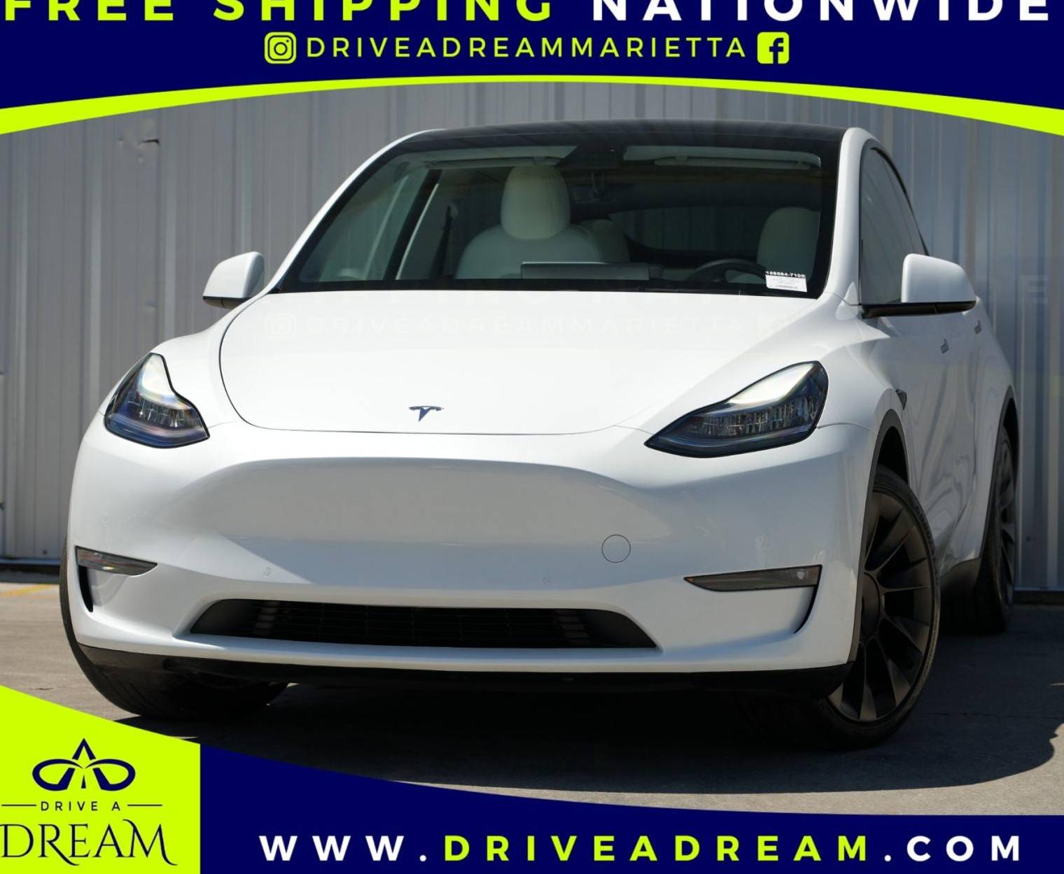 TESLA MODEL Y 2021 5YJYGDEE4MF158584 image